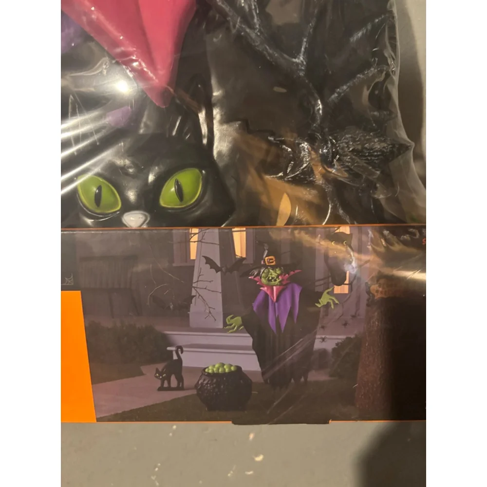 Hyde and Eek! Boutique Halloween yard Witch Scene Kit One Size Black Purple